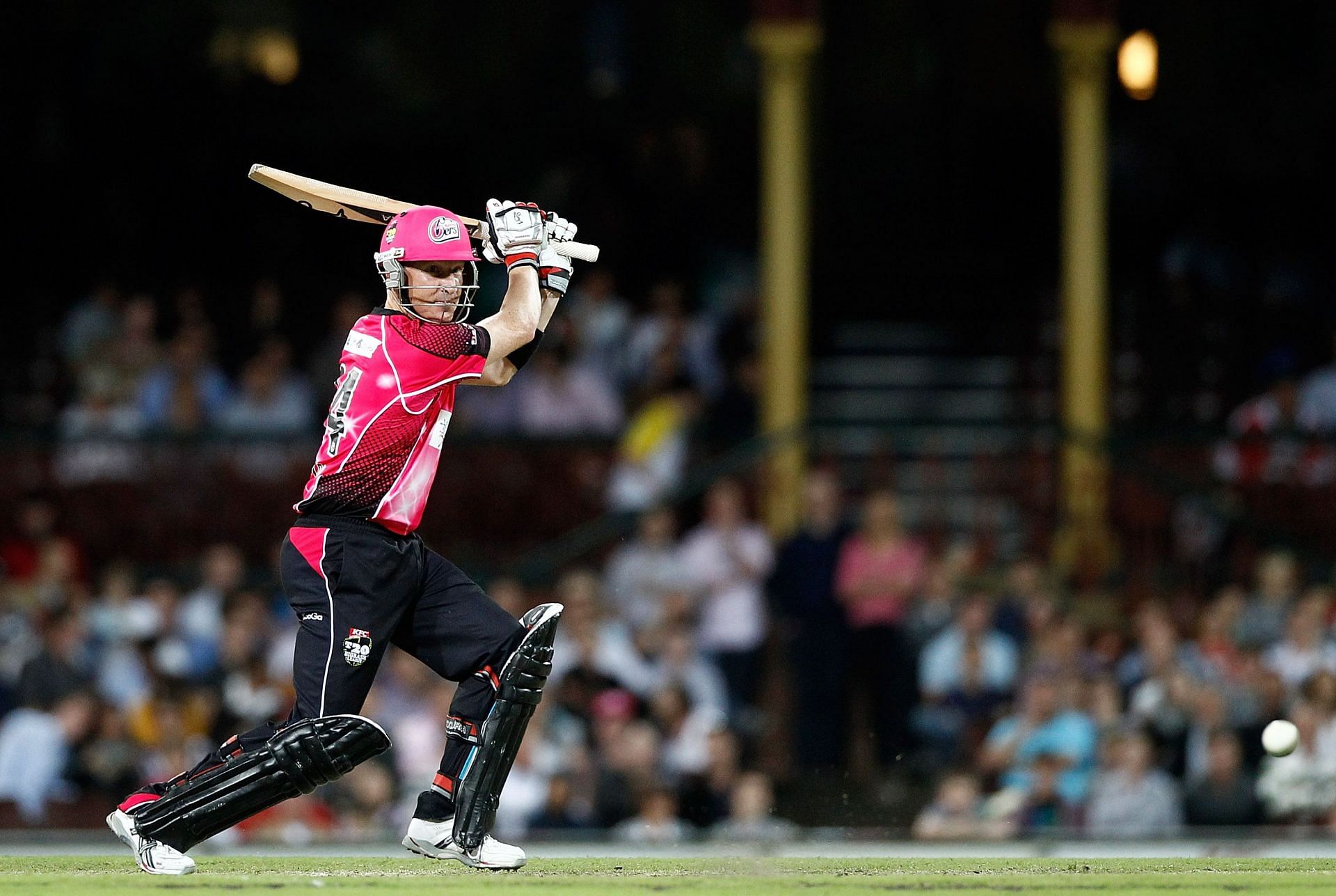 Brad Haddin of the Sixers bats during the T20 Big Bash League. Pic: Getty Images