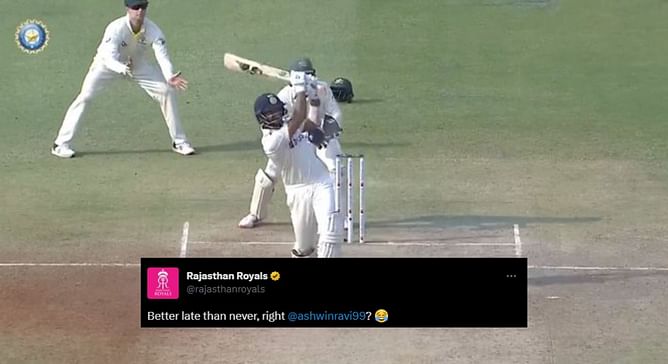 “Better late than never” – Rajasthan Royals trolls Ravichandran Ashwin for over 2-year-old comment on Cheteshwar Pujara