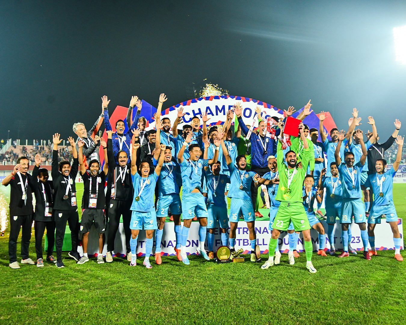 India won the Hero Tri-Nation series (Image courtesy: AIFF Media)