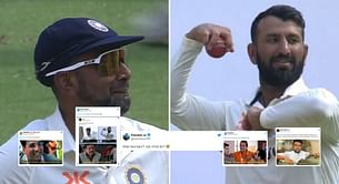 “Main kya karu? Job chod du” – Ravichandran Ashwin reacts hilariously to Cheteshwar Pujara rolling arms in IND vs AUS 4th Test