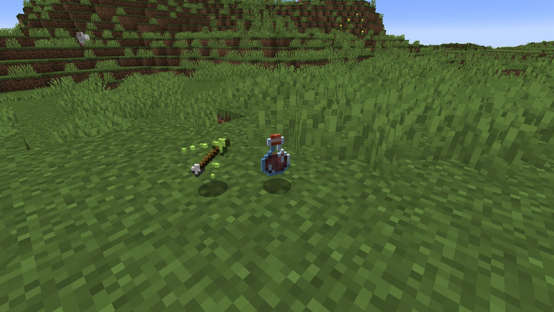 The appearance of many potions and tipped arrows have been reworked in this Minecraft snapshot (Image via Mojang)