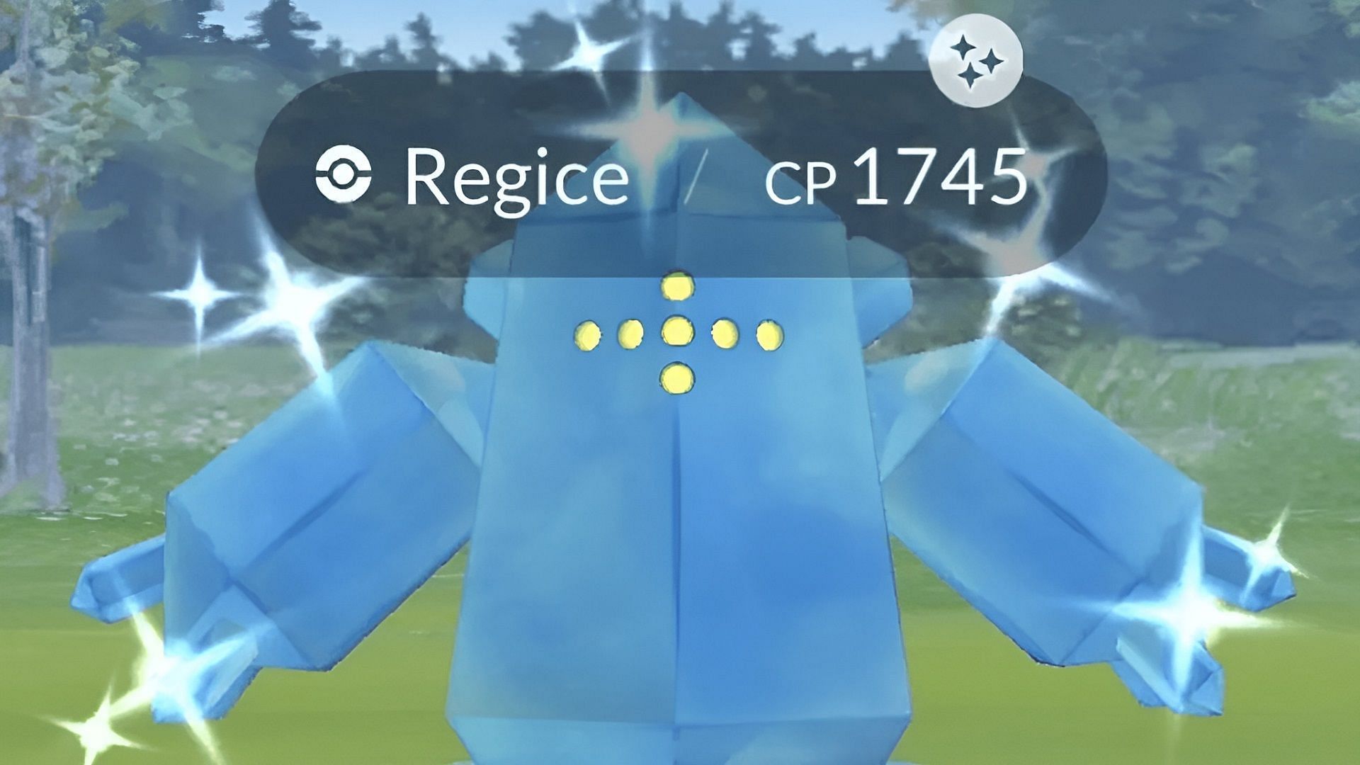 Capturing shiny Regice will be more difficult than simply beating Giovanni (Image via Niantic)