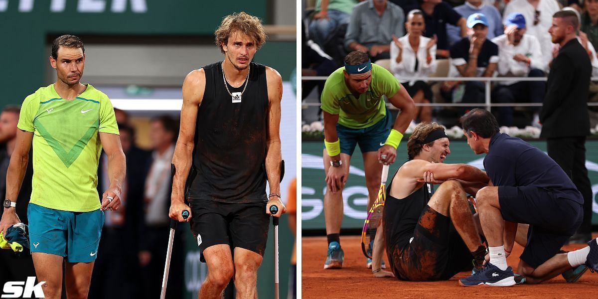 Alexander Zverev sustained a painful ankle injury at the 2022 French Open