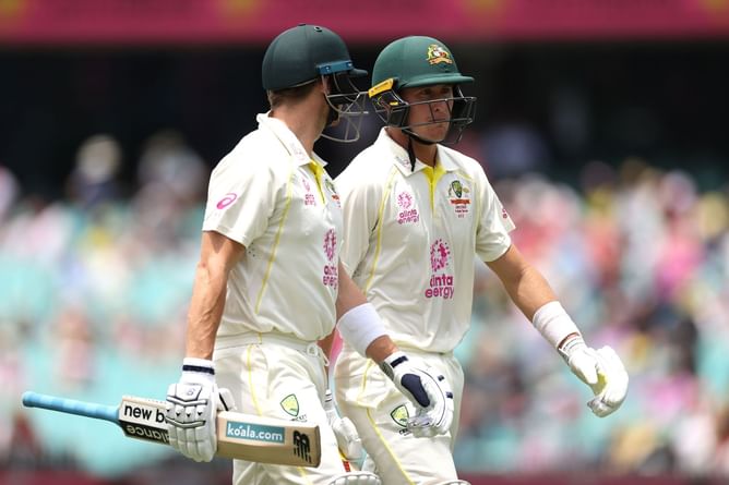 Watch: Steve Smith and Marnus Labuschagne hilariously race against one another to the dressing room