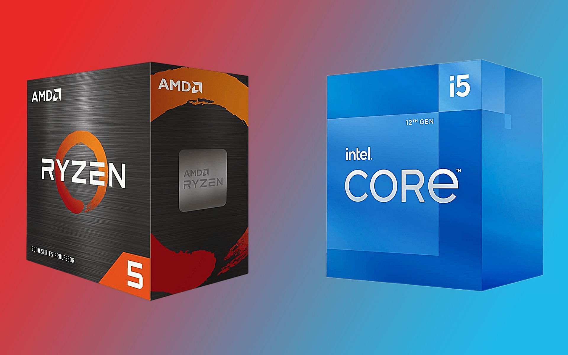AMD Ryzen 5 5600 vs Intel Core i5 12400 details and gaming performance (Image via Sportskeeda)