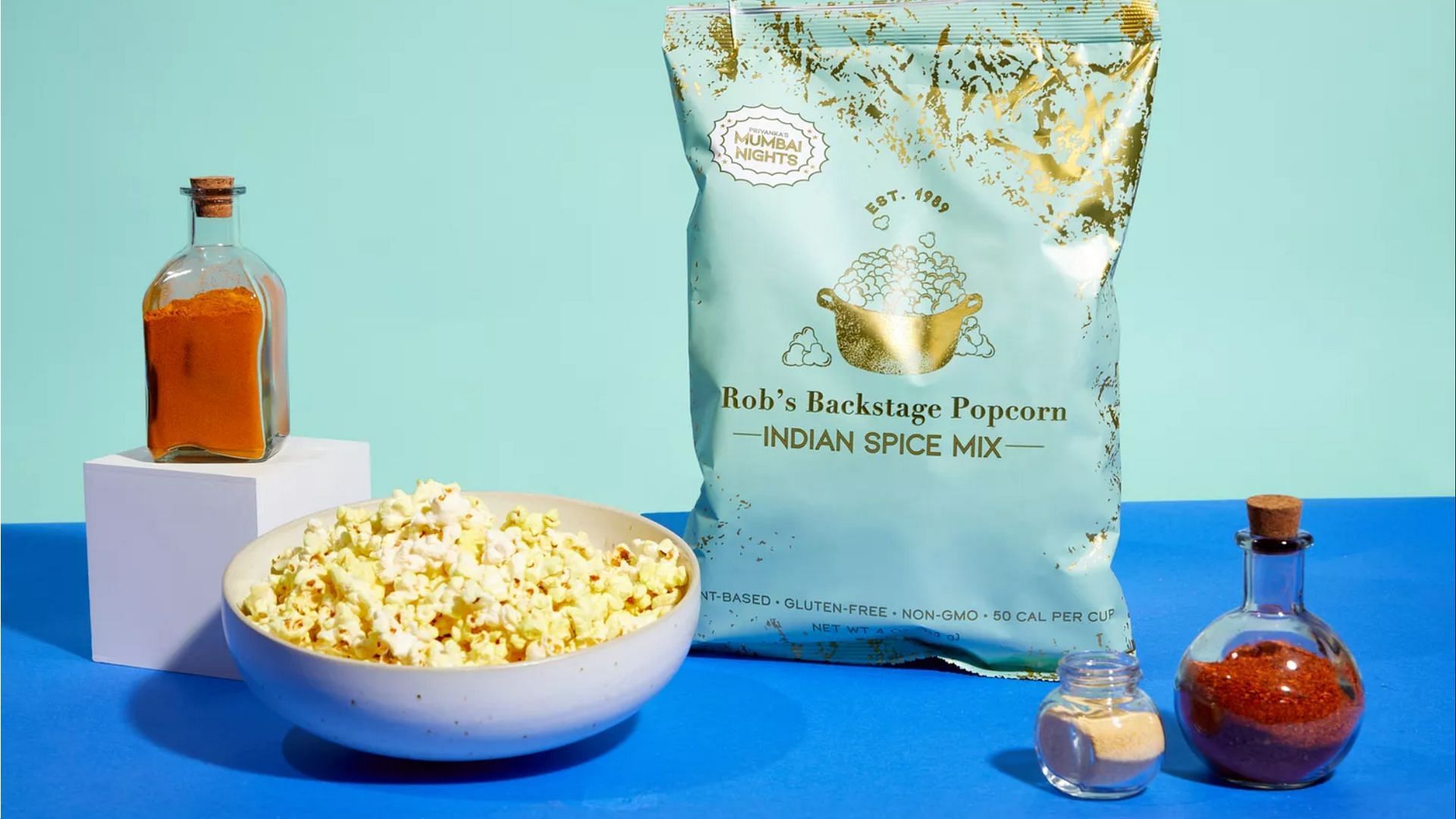 the new Mumbai Nights Popcorn will be available in packs of four for $23.99 (Image via EatRobs)