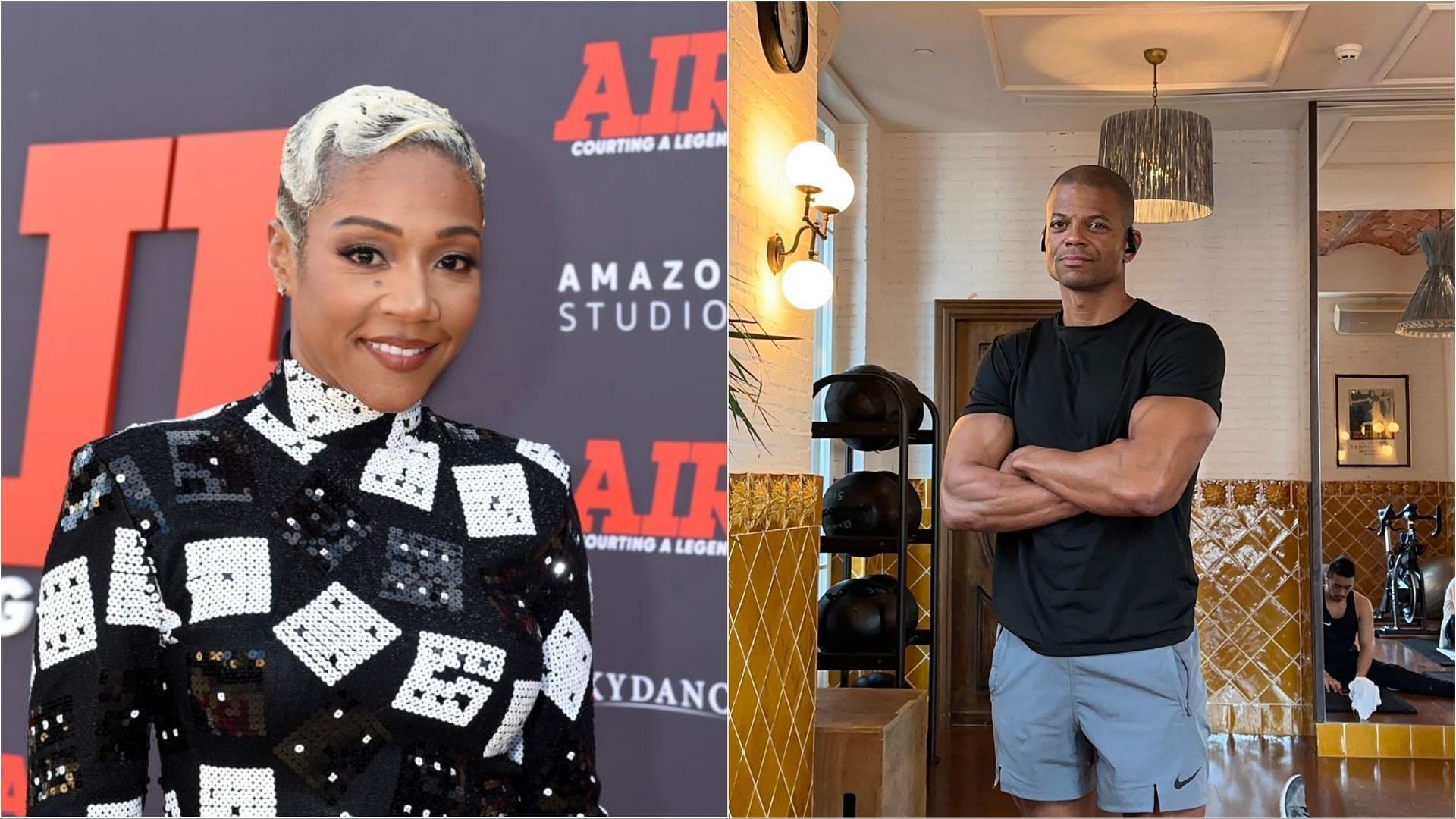 Tiffany Haddish and Marvin Jones were seen together once again after a few months (Images via Gilbert Flores/Getty Images and marvinjonesesq/Instagram)