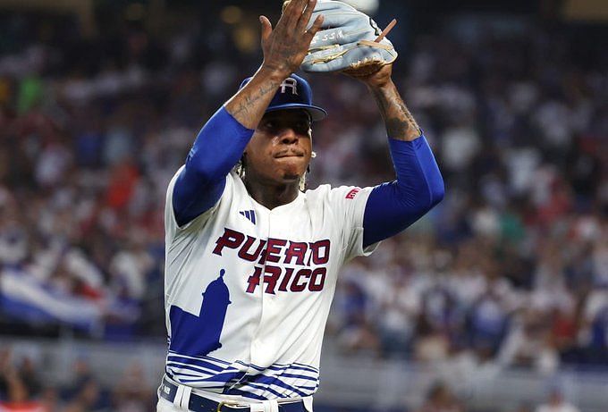 Marcus Stroman of Team Puerto Rico poses for a photo during the