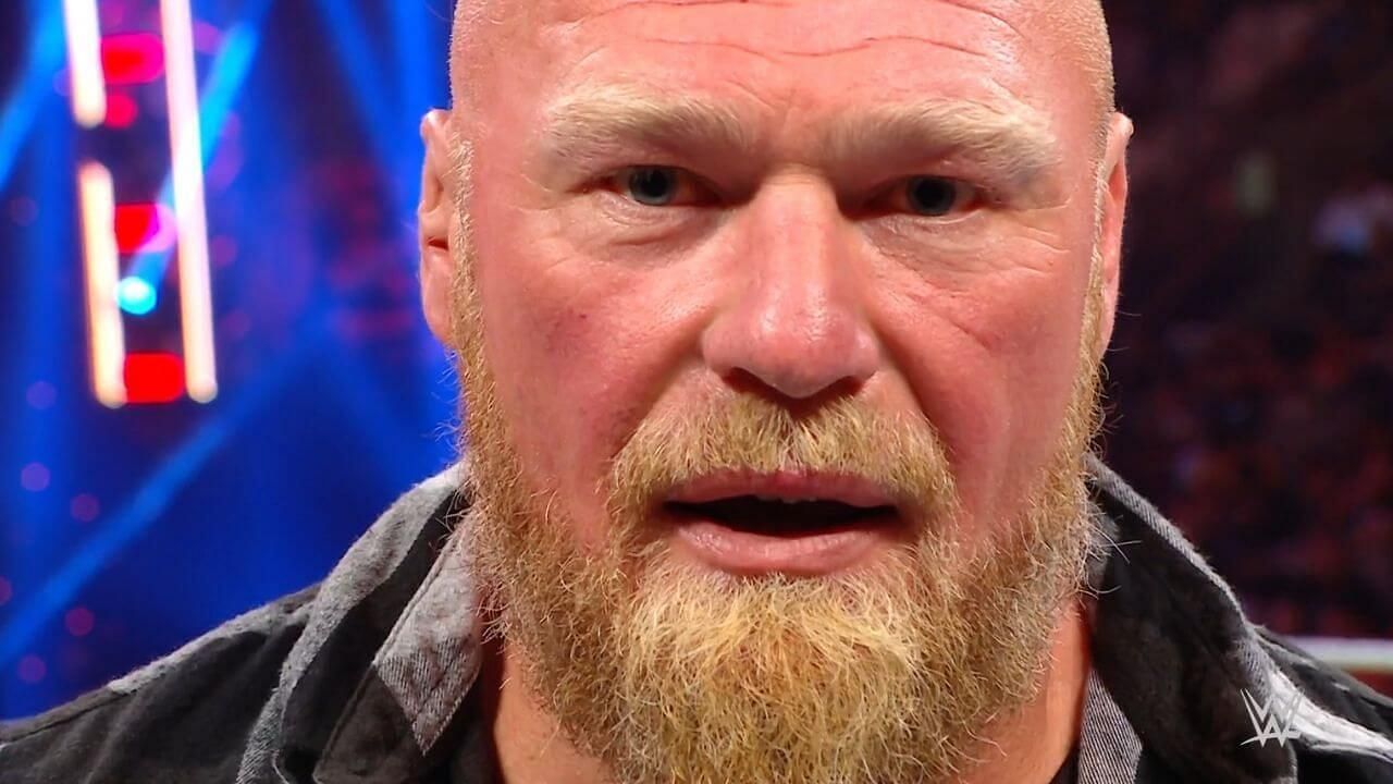 Brock Lesnar is currently feuding with Omos on RAW.