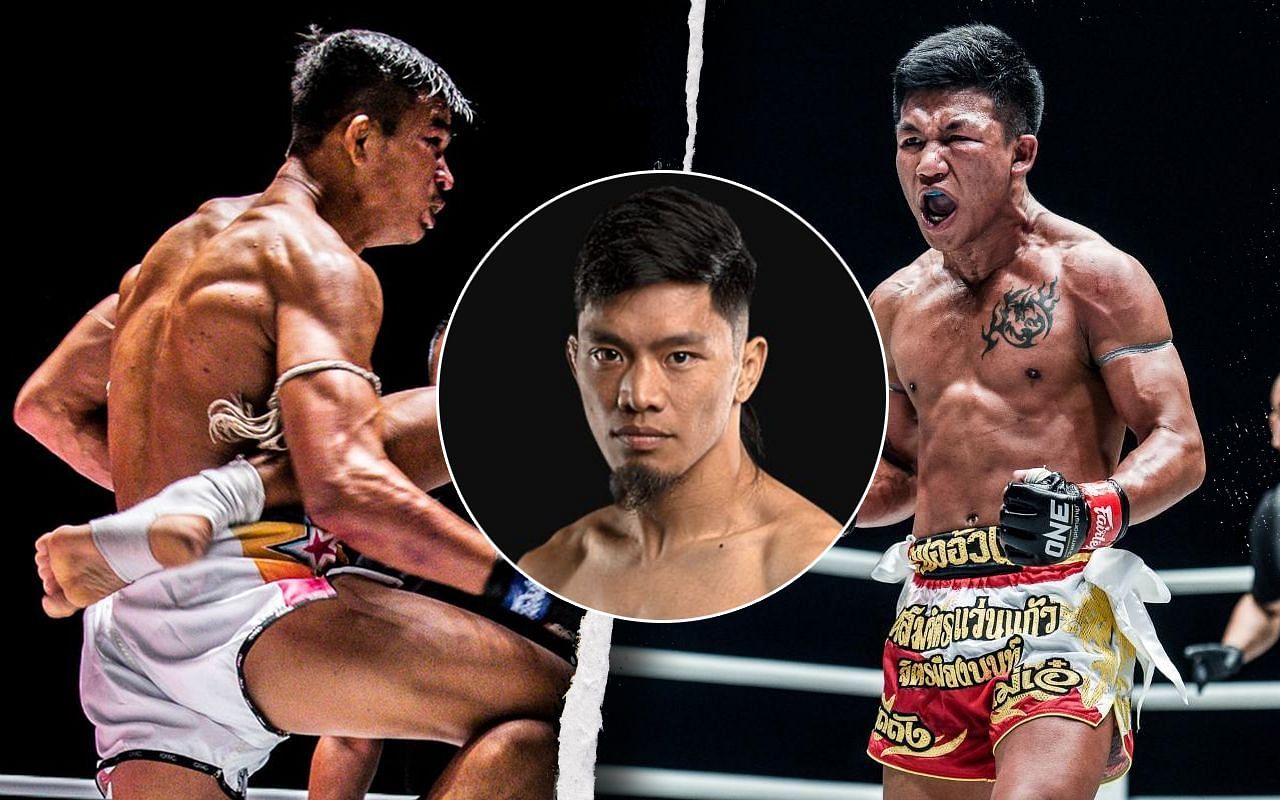 (left) Superlek Kiatmoo9, (center) Lito Adiwang, and (right) Rodtang Jitmuangnon [Credit: ONE Championship]