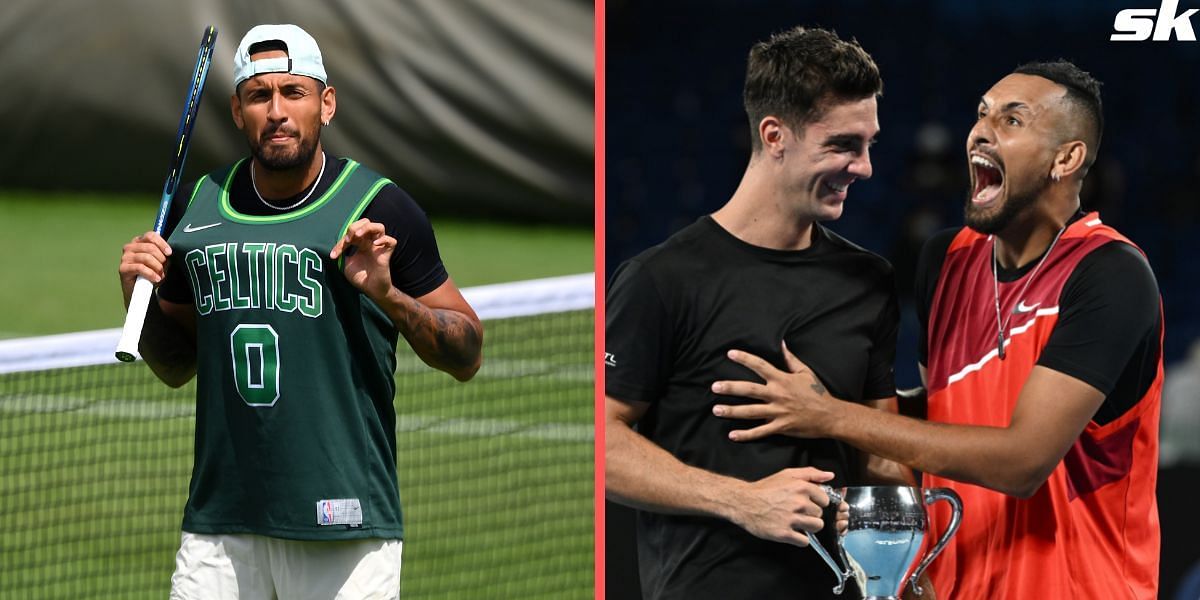 Thanasi Kokkinakis and Nick Kyrgios are avid basketball fans. 