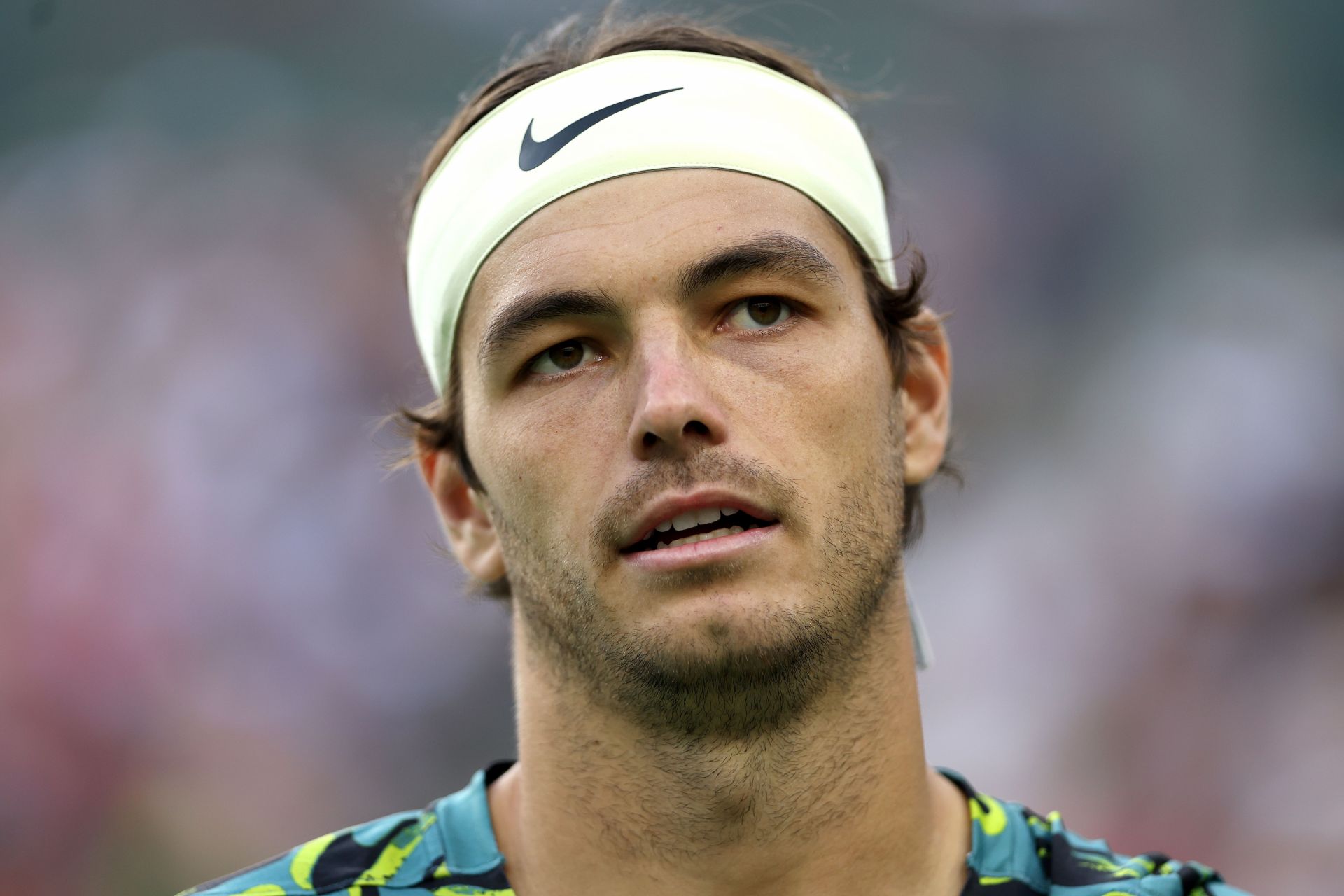 Taylor Fritz pictured at the 2023 BNP Paribas Open - Day 6