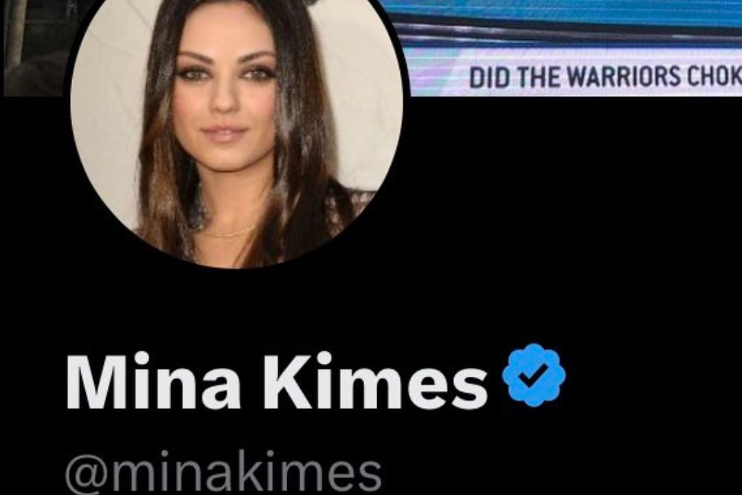 Kimes&#039; Twitter photo changed to Kunis. Credit: @Ben_Baby (Twitter)