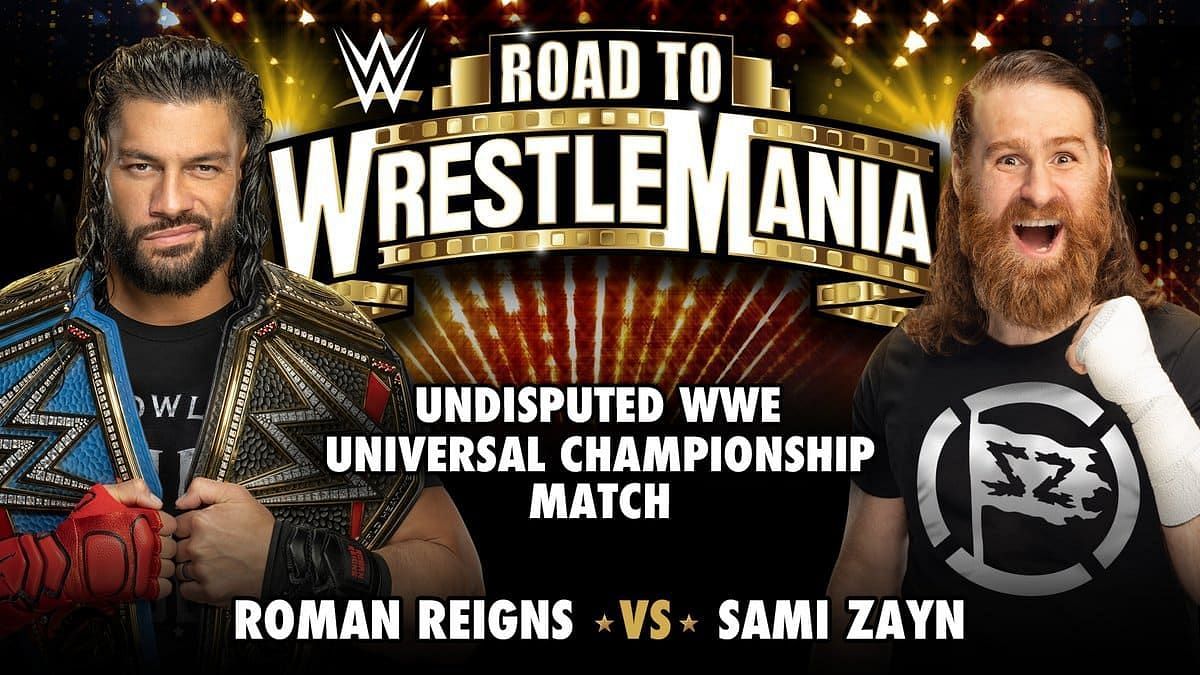 Roman Reigns will face Sami Zayn in Toronto