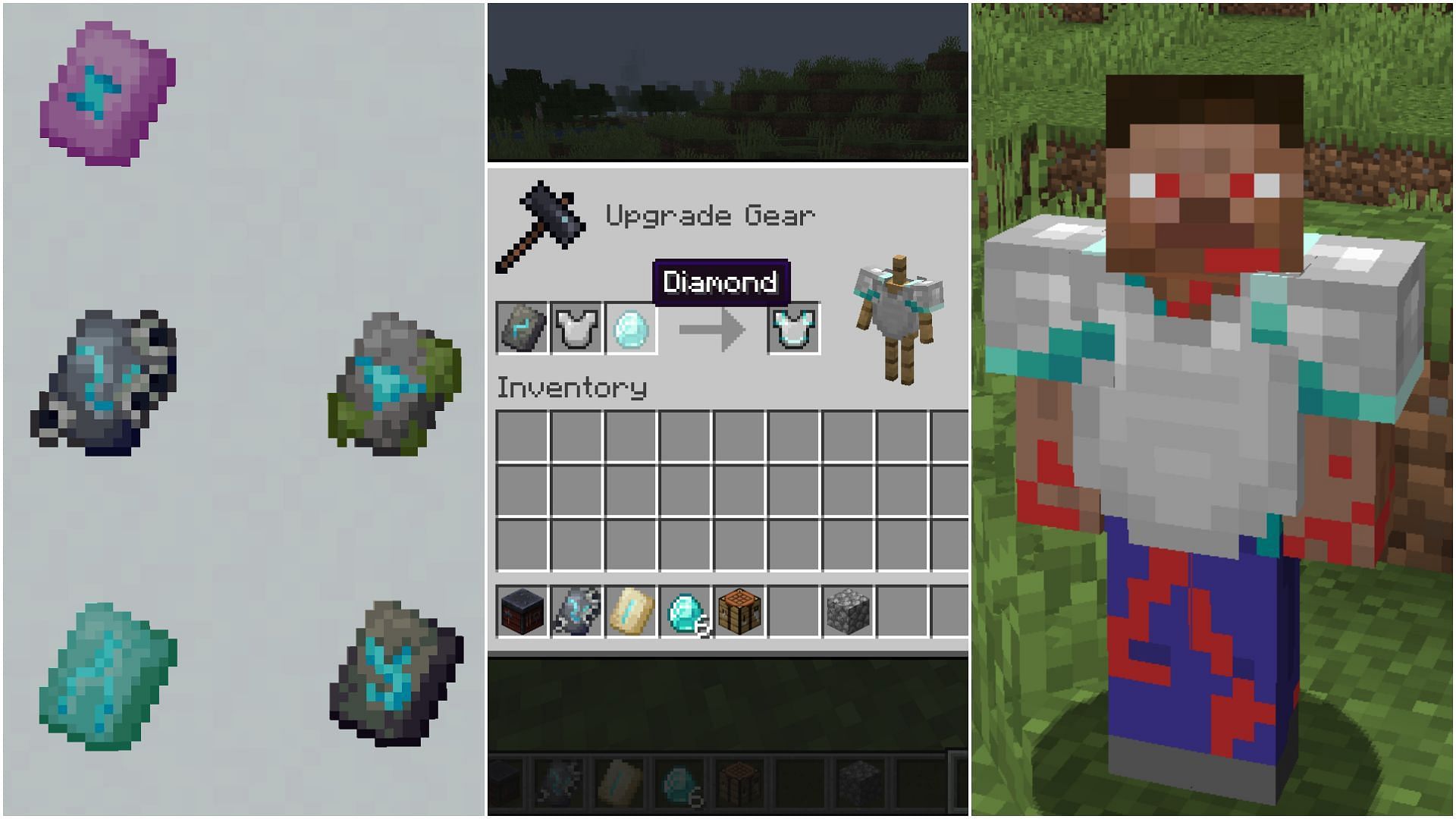 Minecraft Trails and Tales ALL Armor Trimming Details