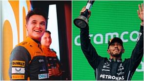 7x F1 champion Lewis Hamilton and Lando Norris send golf fans into a frenzy after playing together