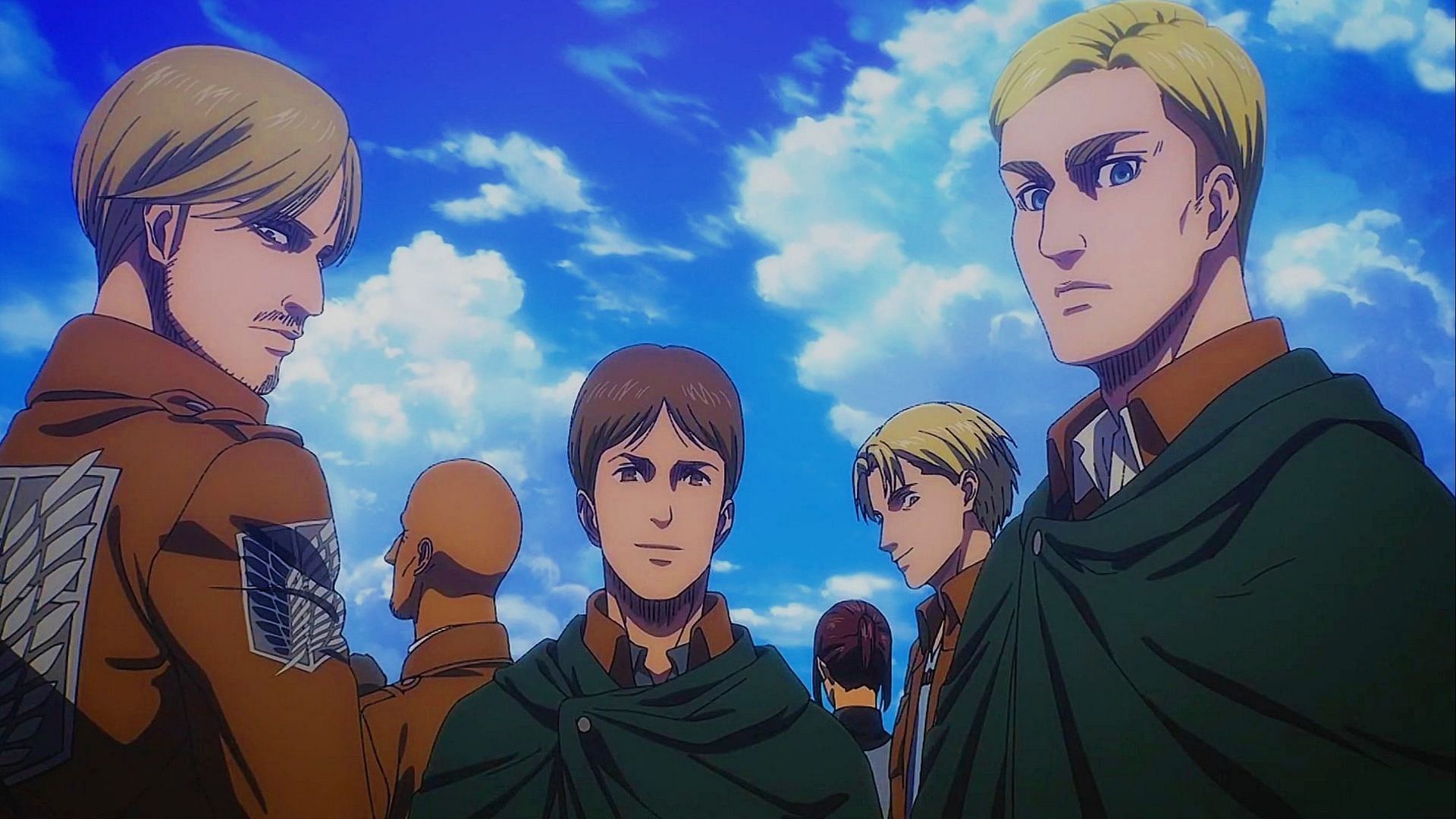 Hange reunited with their deceased comrades in Attack on Titan Final Season Part 3 (Image via Mappa)