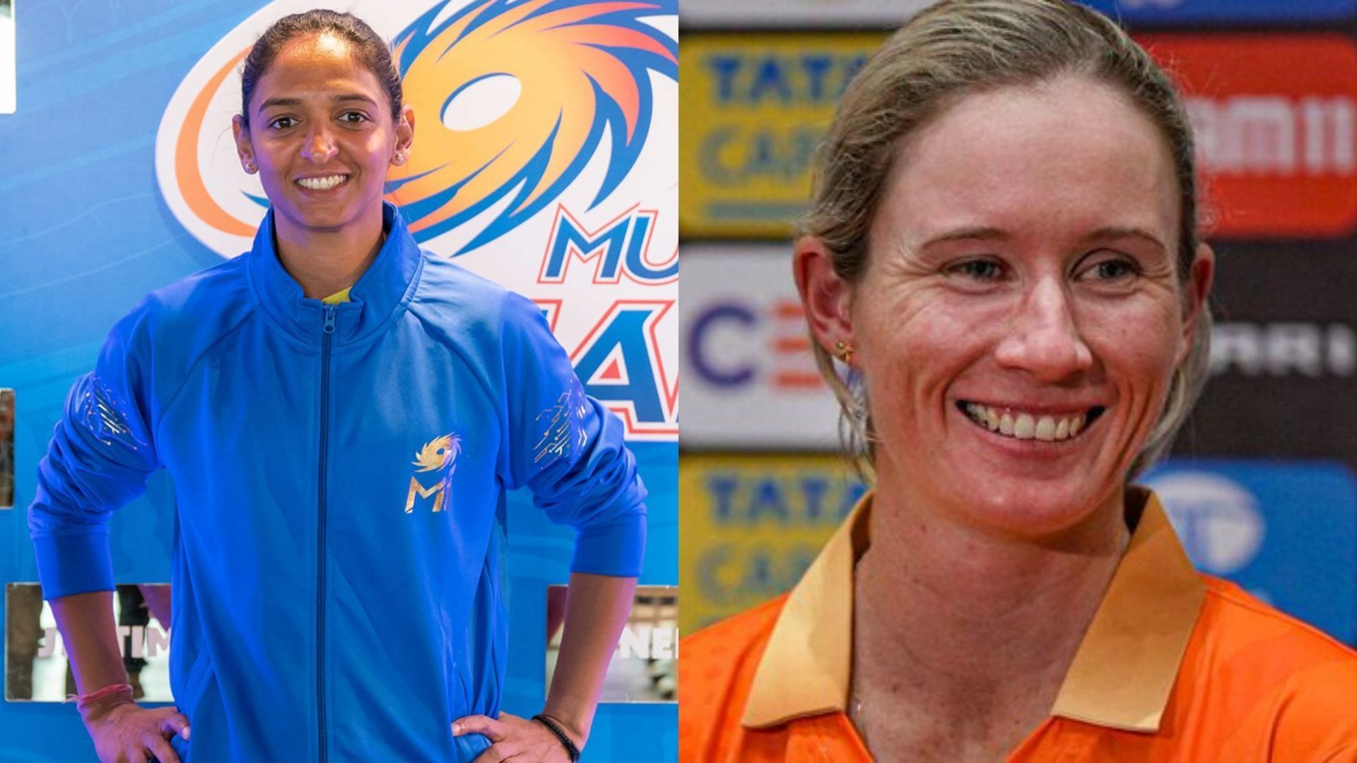 Harmanpreet Kaur (L) &amp; Beth Mooney (P.C.:Twitter)