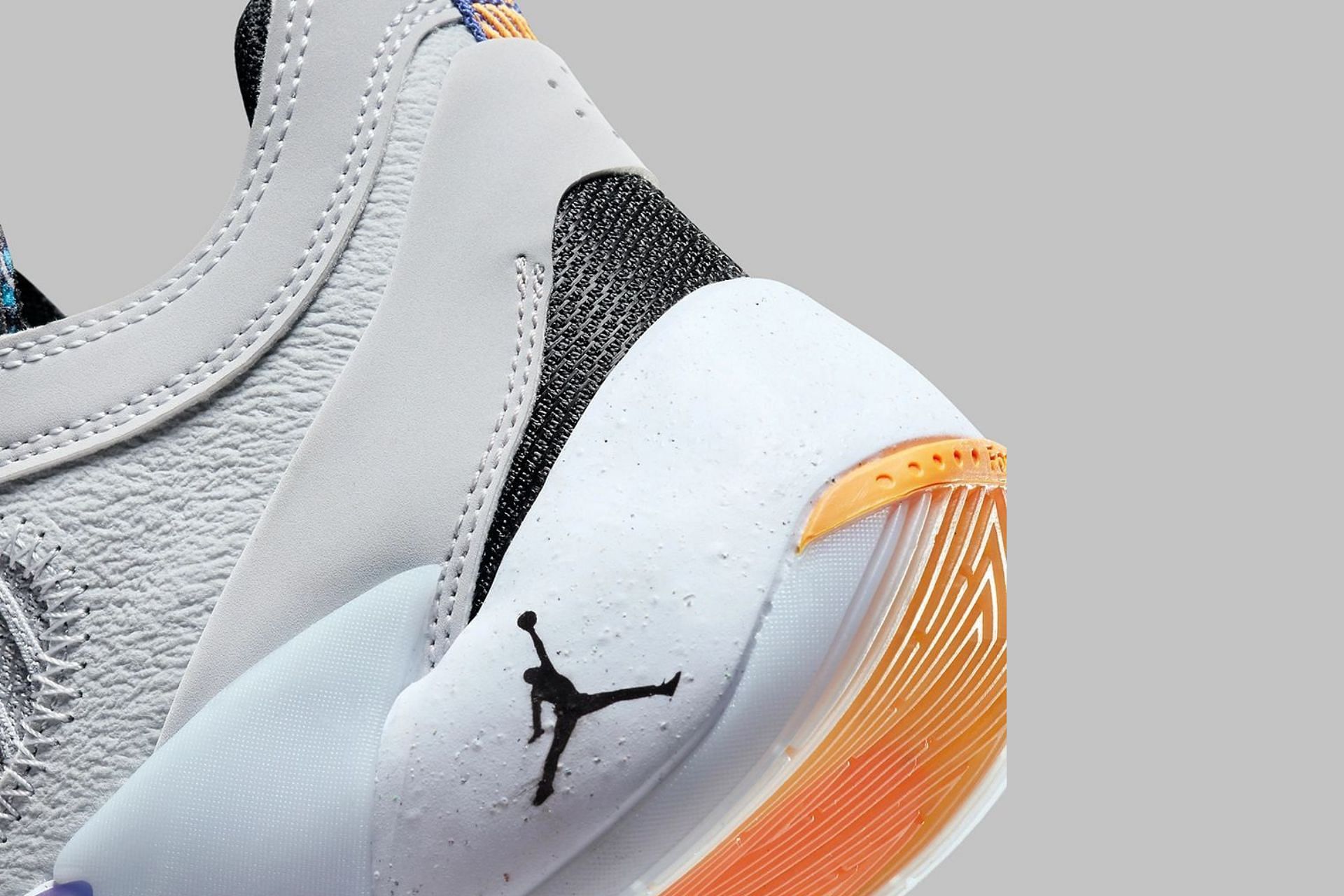 Here&#039;s a closer look at the heels (Image via Nike)