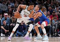 “LeBron jumps higher at 38 btw” - Fans send in hilarious reactions to Giannis Antetokounmpo’s incredible tip-in