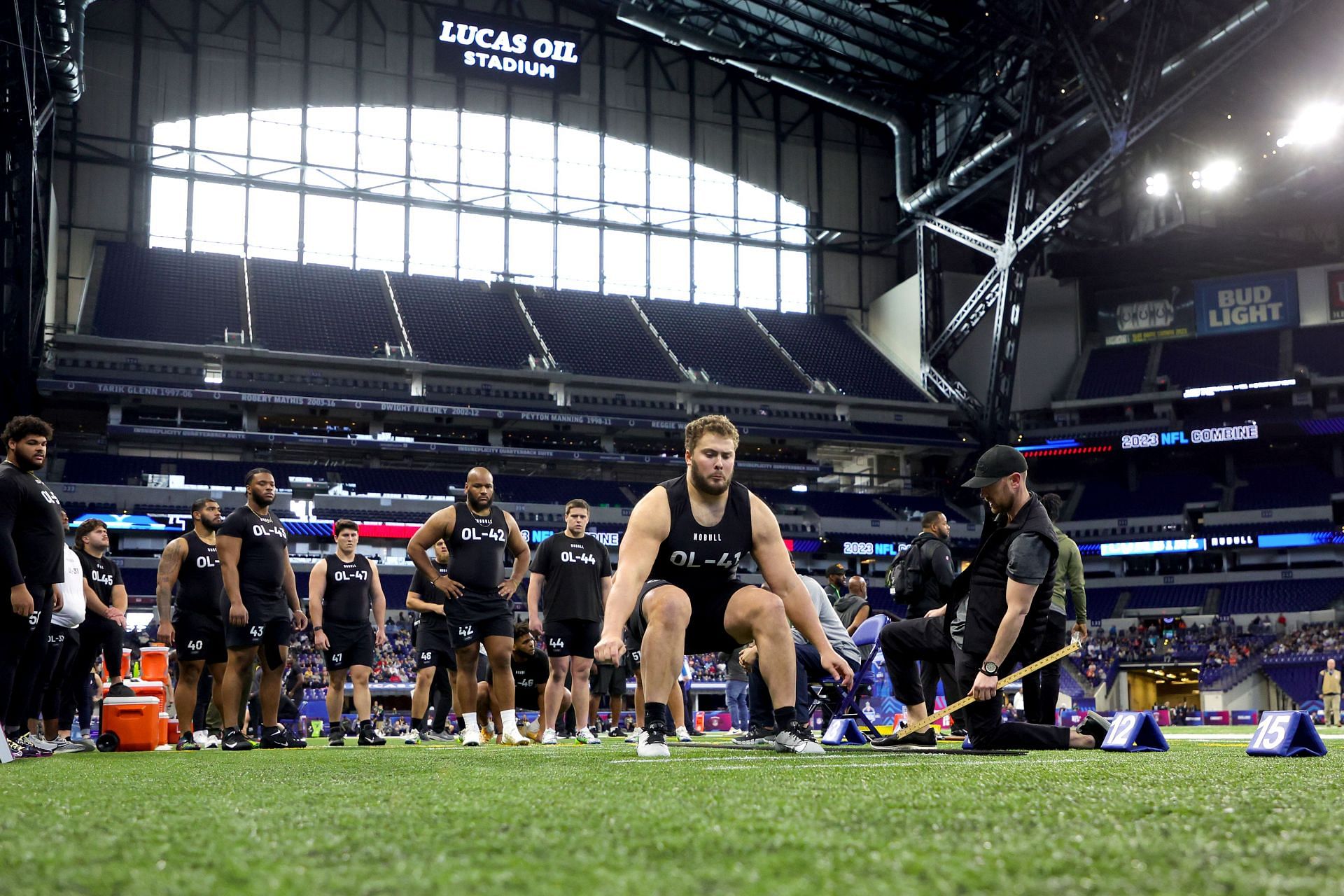 When was the NFL Combine first aired on Television? Looking at the