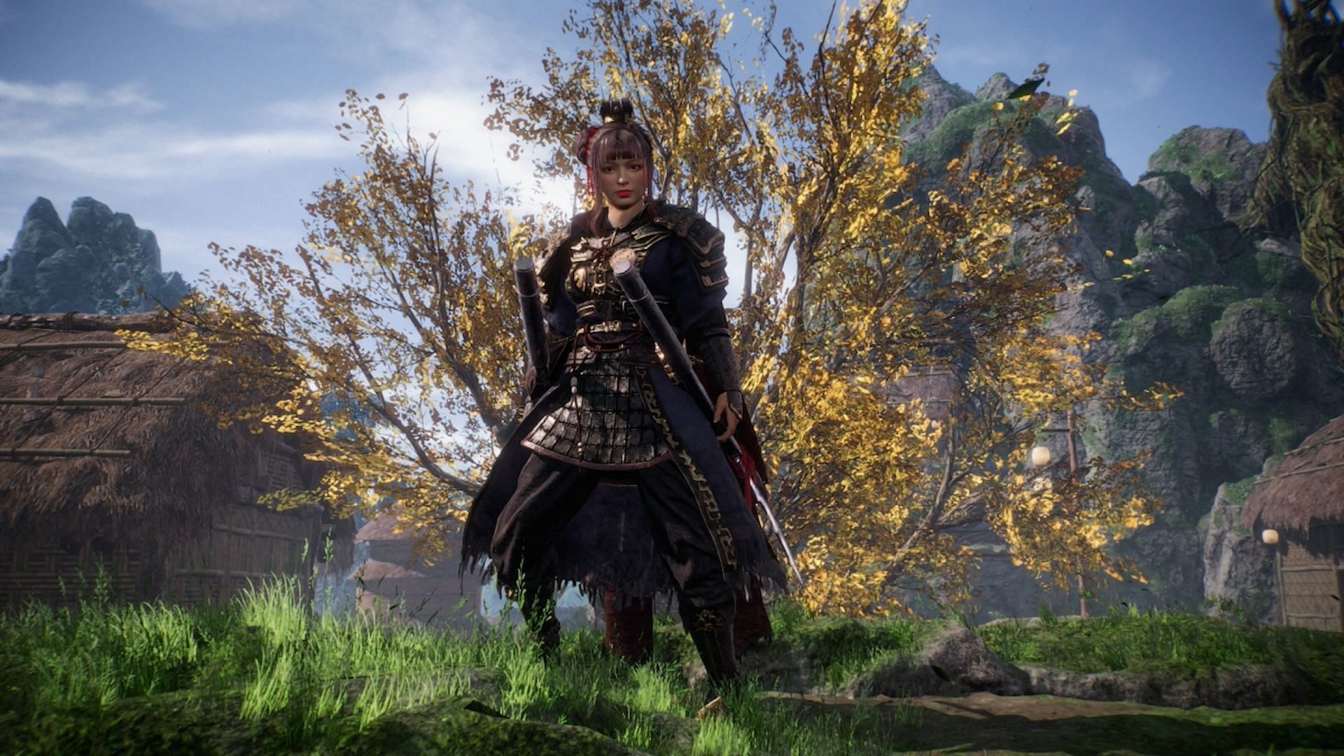Boldness, Curse Star of Hejian and three other best Medium Armor sets in Wo Long: Fallen Dynasty (Image via Koei Tecmo)