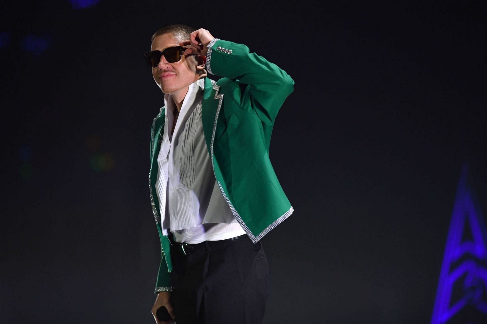 Macklemore at the iheart Radio  Jingle Ball 2022 (Image via Getty Images)