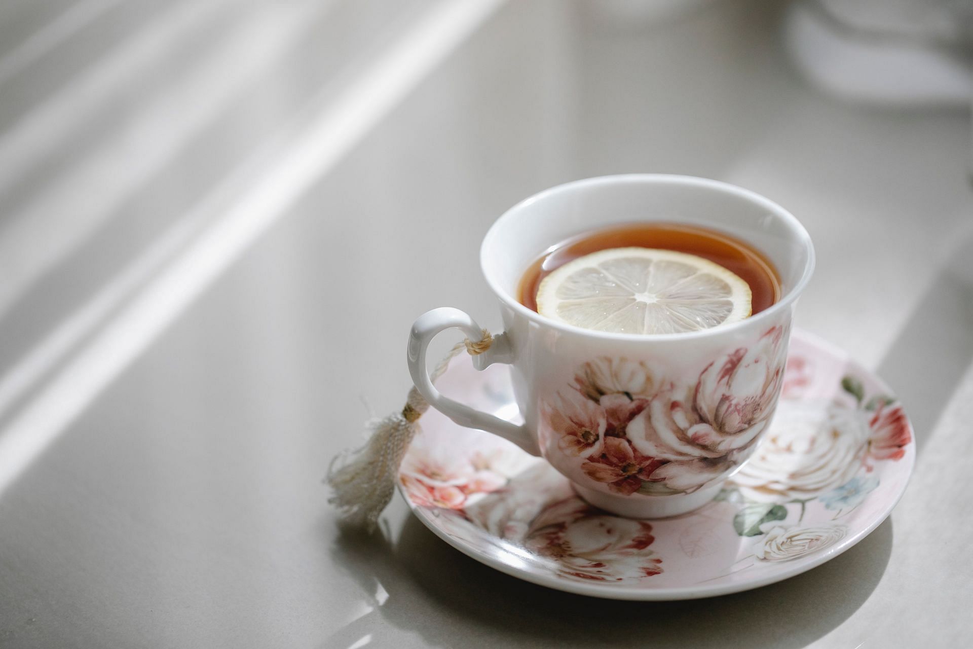 Drinking warm liquids or ginger tea can help alleviate the symptoms of gas in some people. (Image via Pexels/Charlotte May)