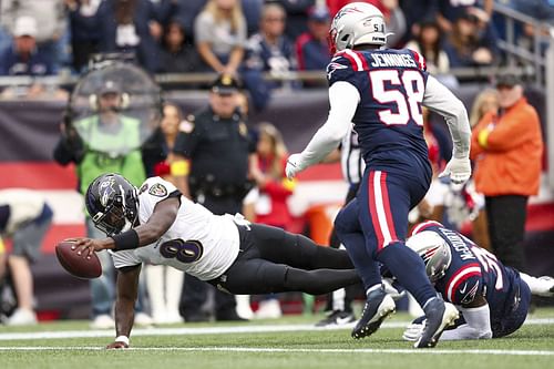 Lamar Jackson: Baltimore Ravens v New England Patriots