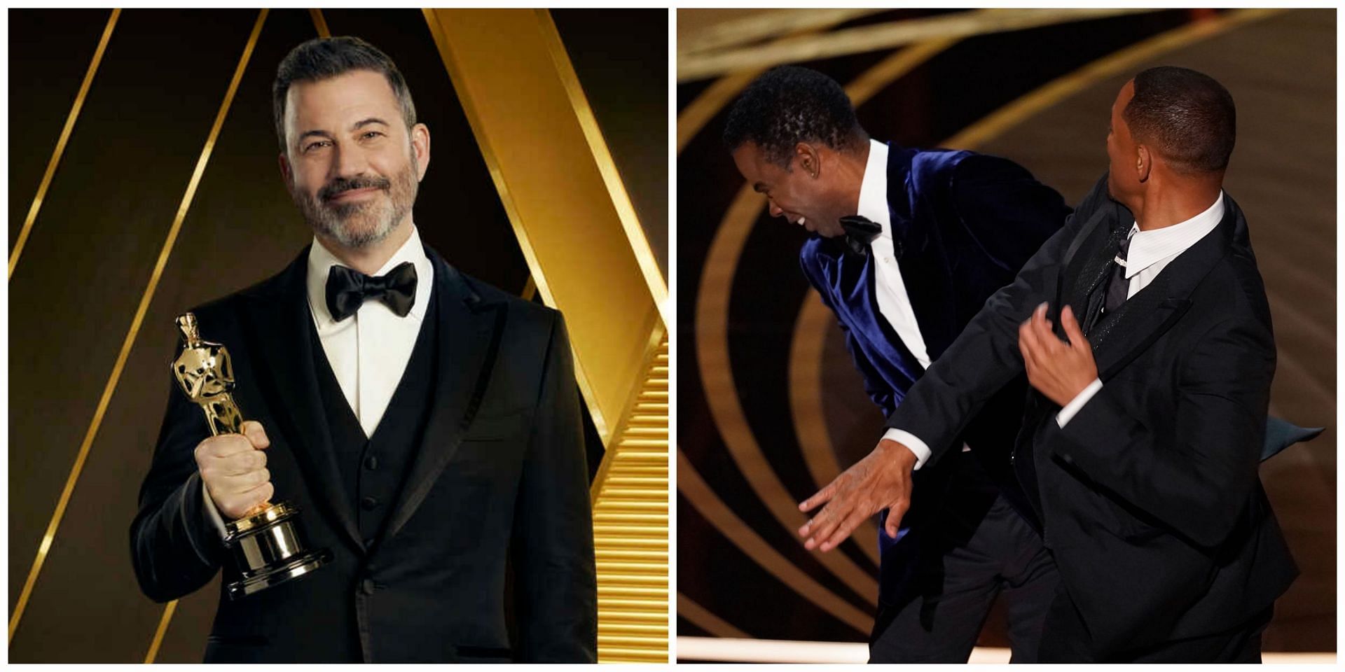 As Jimmy Kimmel started off Oscars with the Will Smith slap joke, netizens thought that the jokes have got worn out now. (Image via Getty Images)