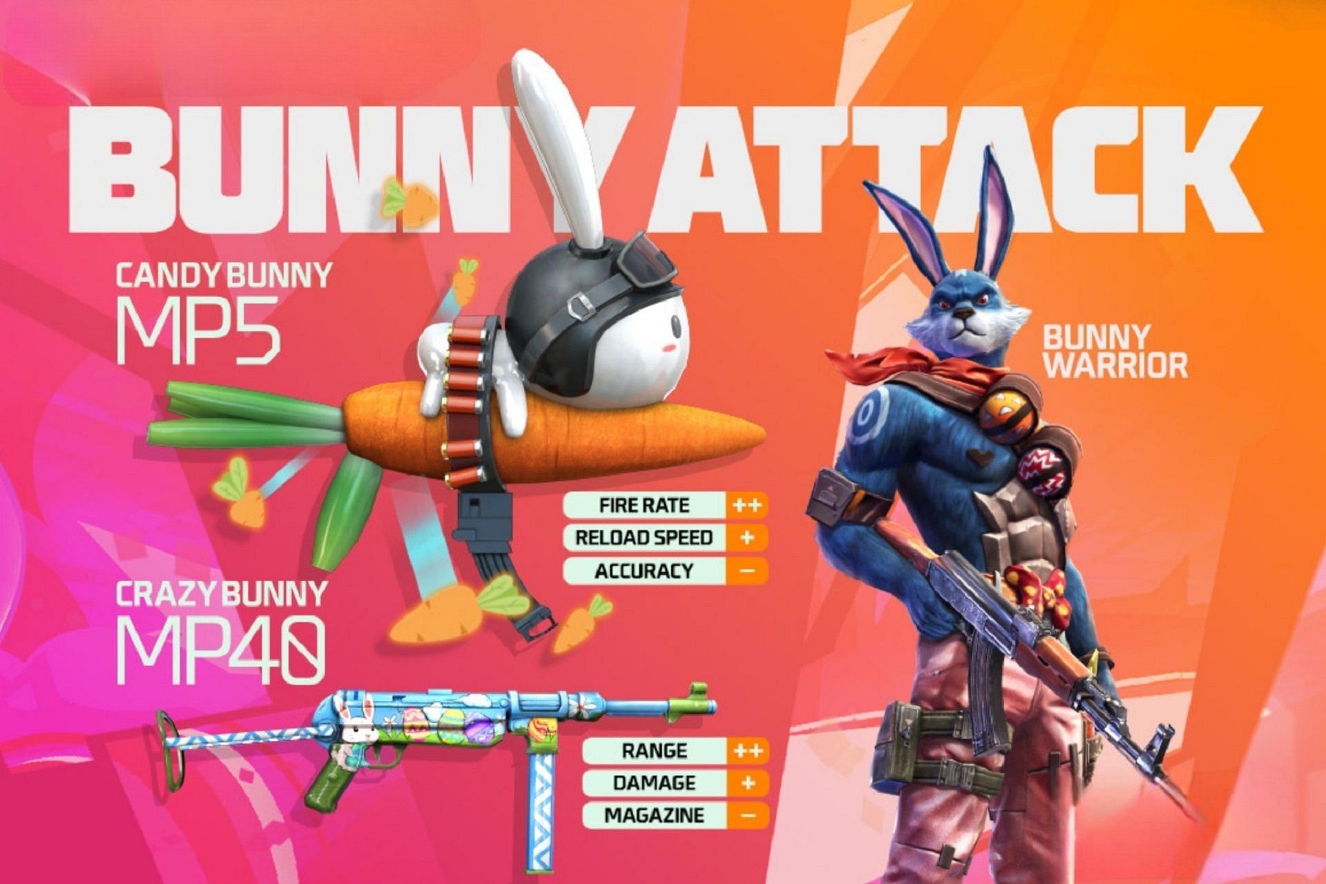 Bunny Attack event is now underway in the game (Image via Garena)