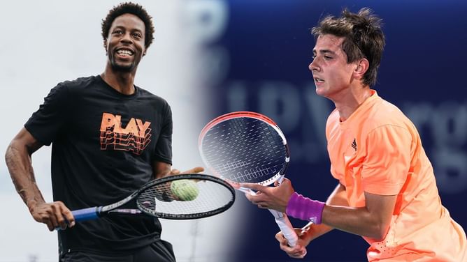 "He was the reason I fell in love with the game" - Alexander Shevchenko reflects on 'emotional' match against Gael Monfils at Arizona Tennis Classic