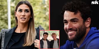 Italian model Melissa Satta reacts to Matteo Berrettini's heartfelt message for younger brother Jacopo Berrettini