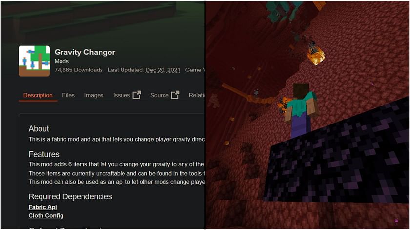 Gravity Changer mod for Minecraft: Everything you need to know