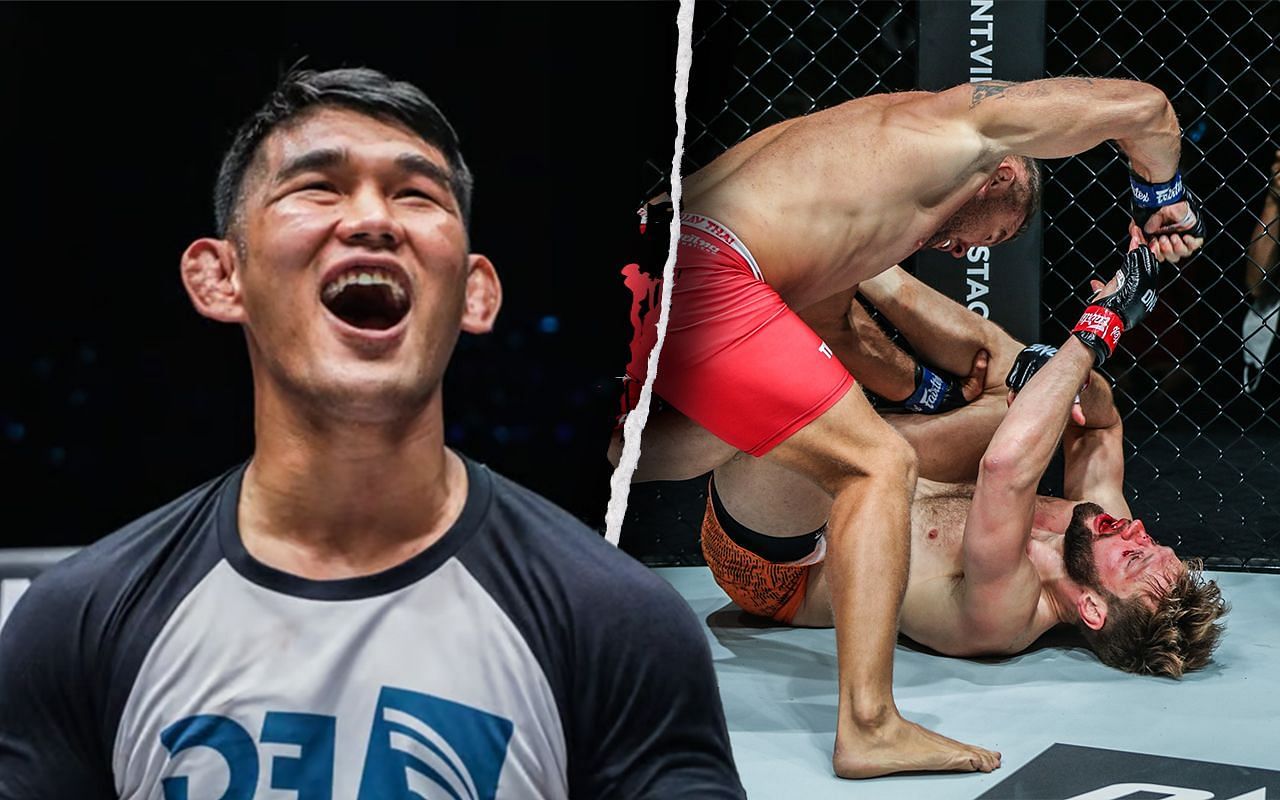 [Photo Credit: ONE Championship] Aung La N Sang, Anatoly Malykhin, Reinier de Ridder