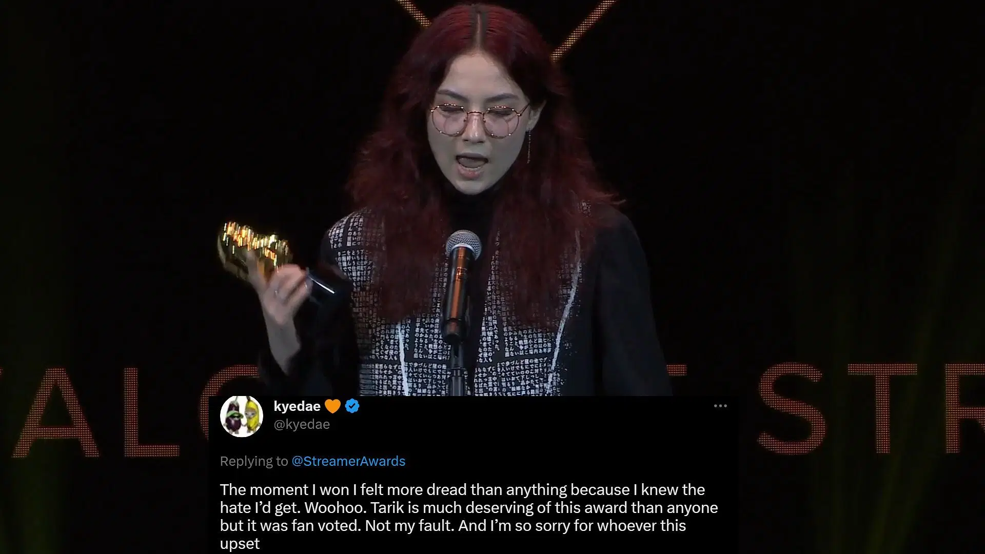 QTCinderella reveals people rejected Streamer Awards Nominations to avoid  getting hate while discussing the Kyedae controversy