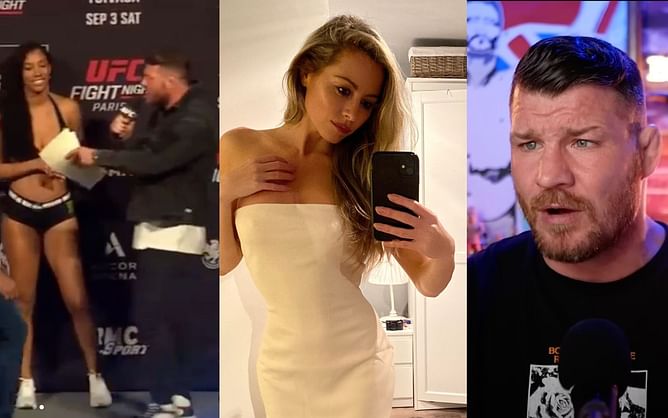 UFC star Michael Bisping forgets ring-girl Carly Baker's name in Fight Night event: Throwback