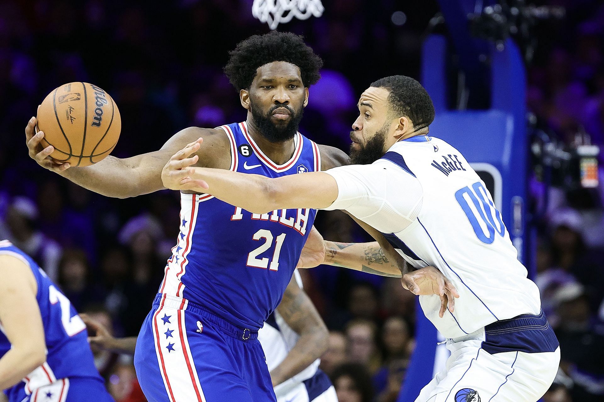 Embiid missed his first two seasons with a foot injury (Image via Getty Images)