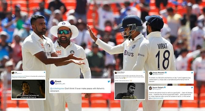“Class will always show” – Twitter erupts as Ravichandran Ashwin scalps six wickets against Australia in 1st inns of IND vs AUS 4th Test