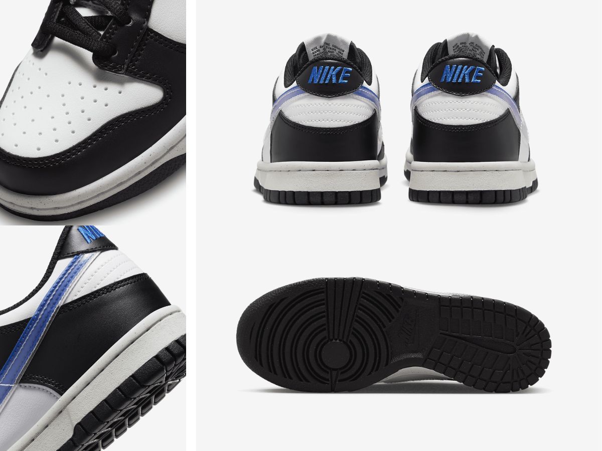 Nike Dunk Low &quot;Panda&quot; close-ups (Image via Sportskeeda)