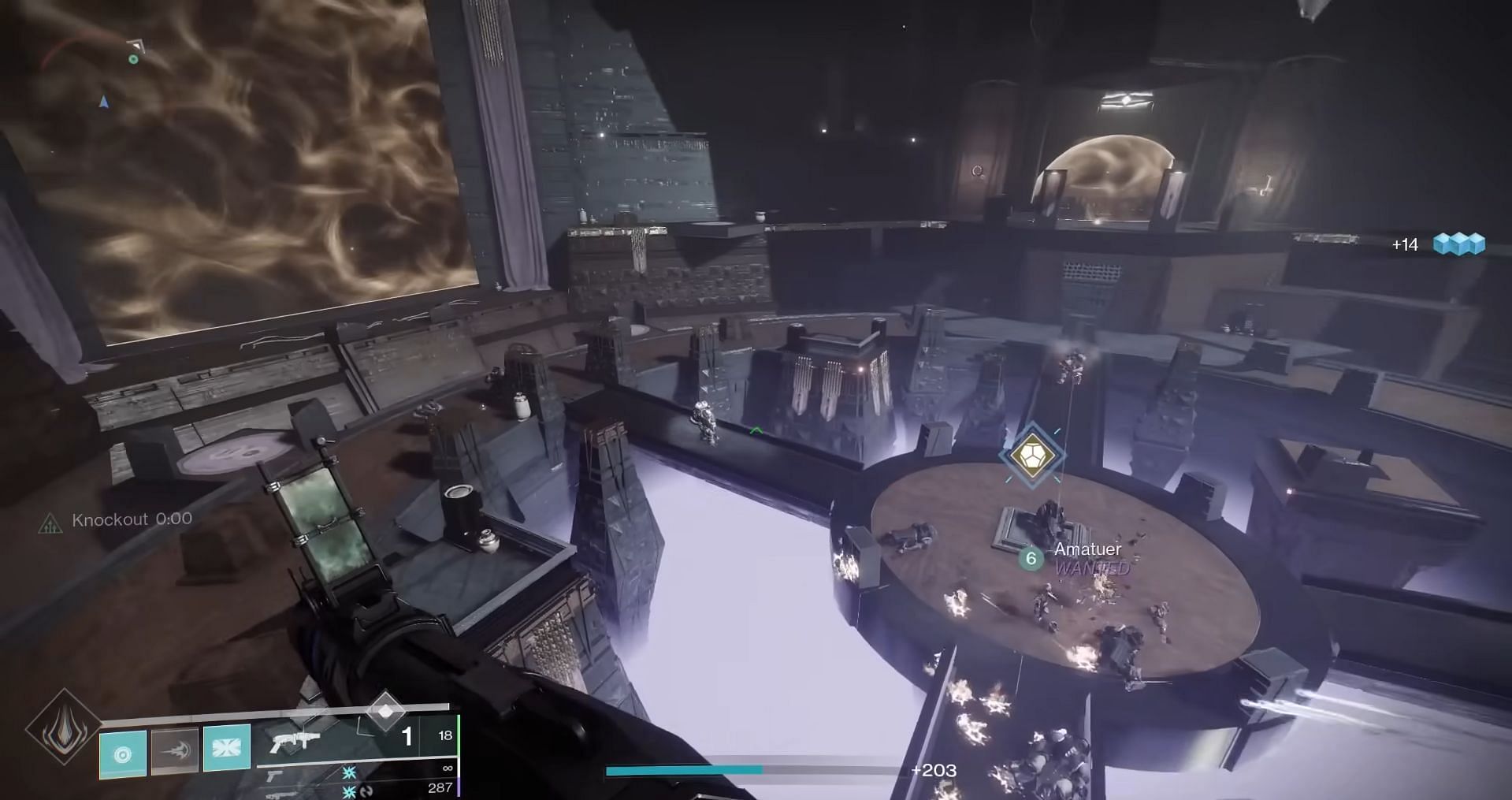 Inside Calus&#039; ship in Destiny 2 (Image via KackisHD)