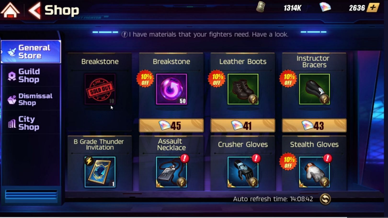 Users can buy in-game items from the Shop section. (image via YouTube/Rokage)