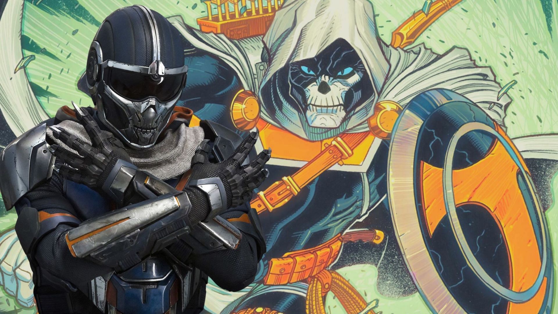 Taskmaster in the MCU (left) vs. Taskmaster in the Comics (right): Two different interpretations of the iconic character (Image via Sportskeeda)