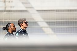 Lewis Hamilton claims he'd have been in a 'better position' had Mercedes put him on the same set-up as George Russell