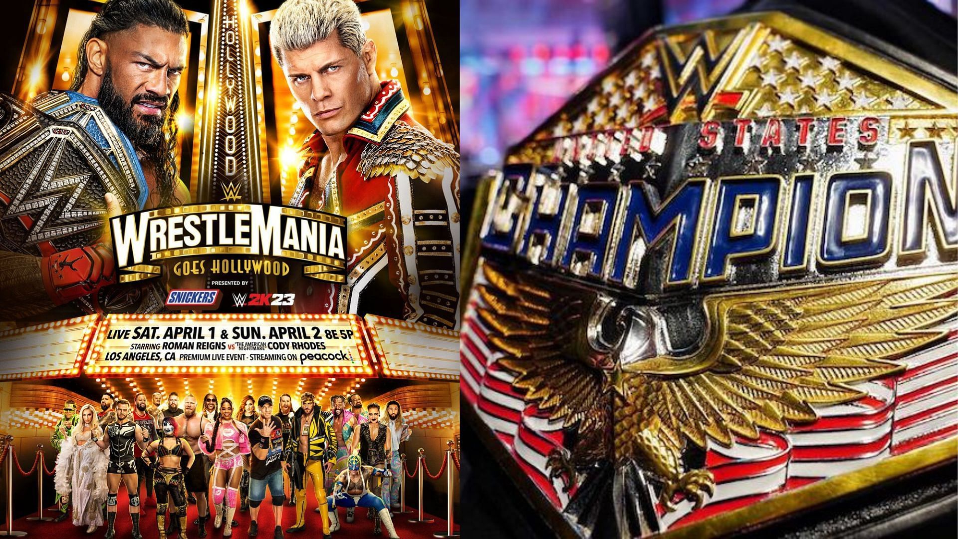 WWE WrestleMania Night One will be held on Saturday, April 1