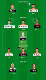 WAU vs TAS Fantasy Suggestion Team 1