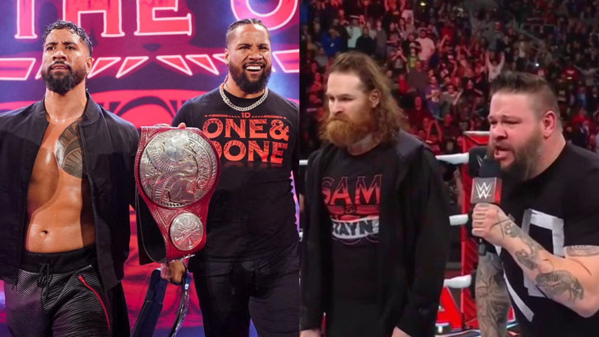 Kevin Owens and Sami Zayn will challenge for the tag titles at WrestleMania