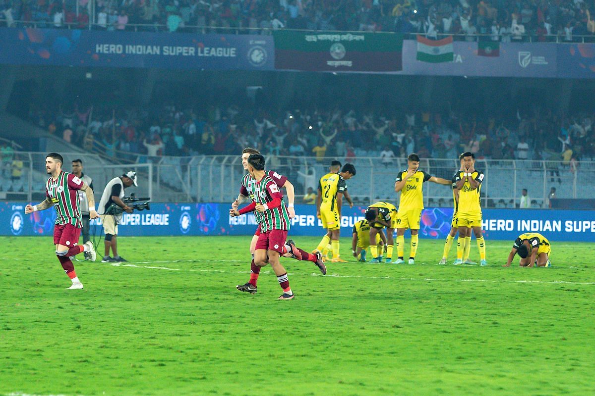 ATK Mohun Bagan defeated Hyderabad FC 4-3 in penalties (Image courtesy: ISL Media)