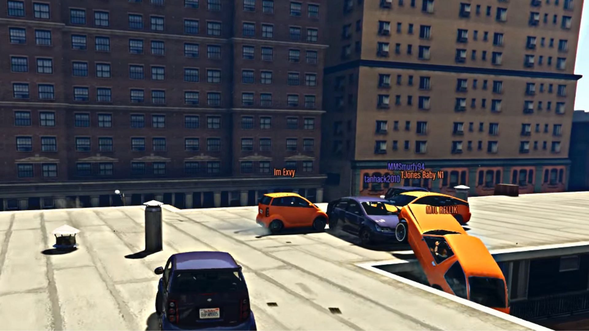 Cars need to push off roofs in some maps to be knocked out (Image via YouTube @swiftor)