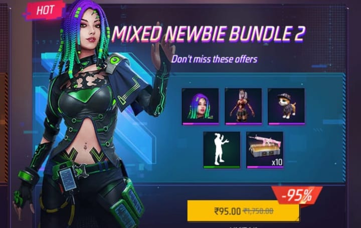 free fire female characters hot
